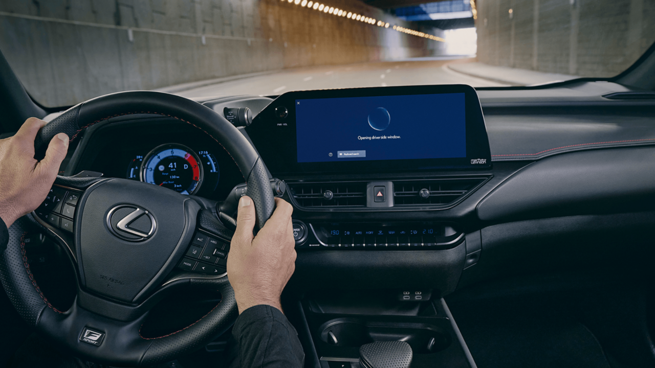  Lexus UX steering wheel