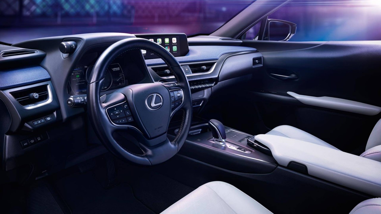 Lexus UX 300e front interior 