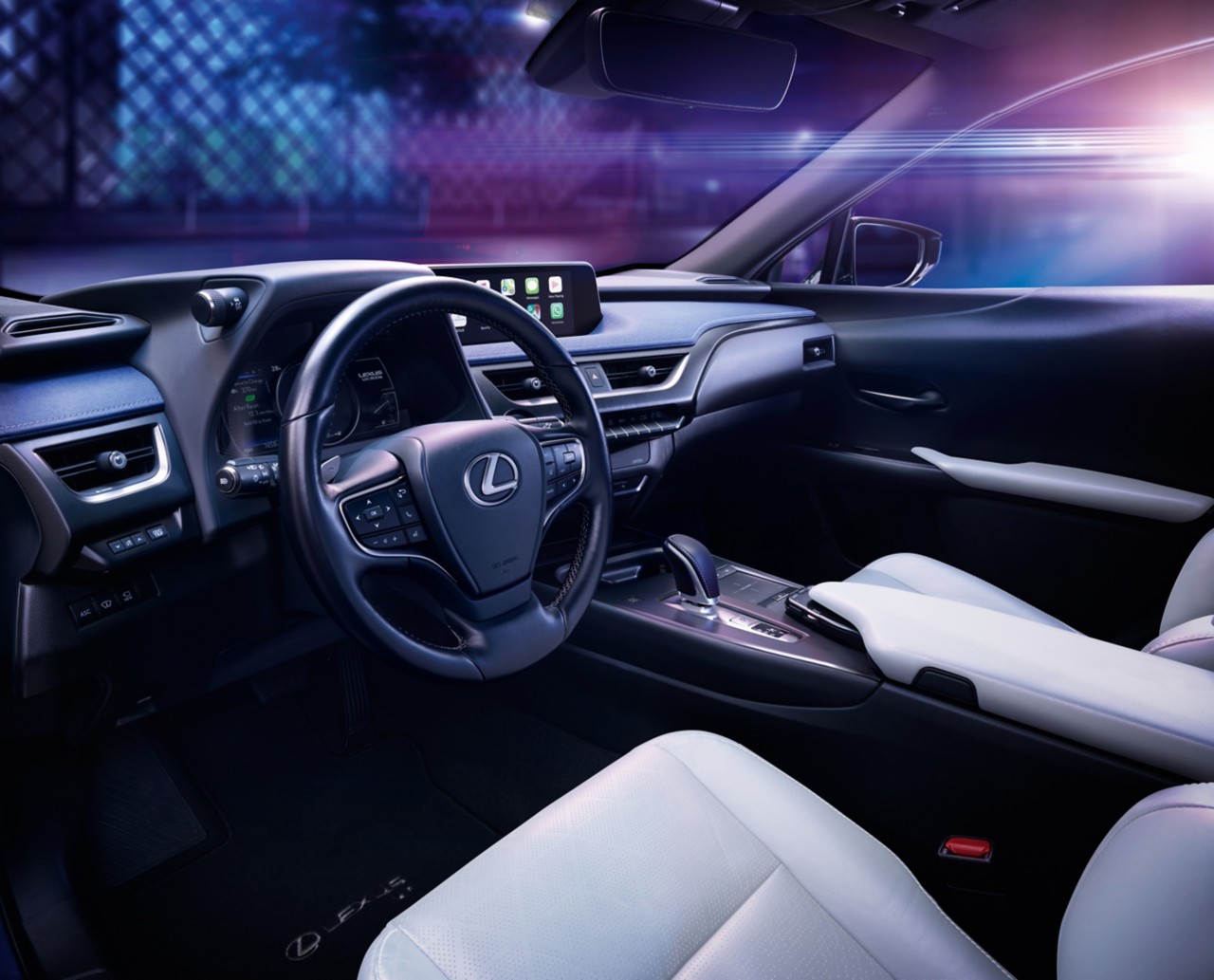 Lexus 300e drivers cockpit 