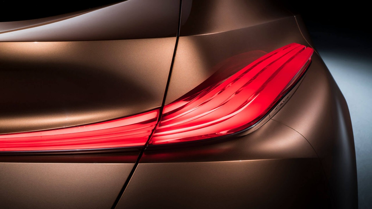Close up of the Lexus LF-1 Limitless concept car brake light