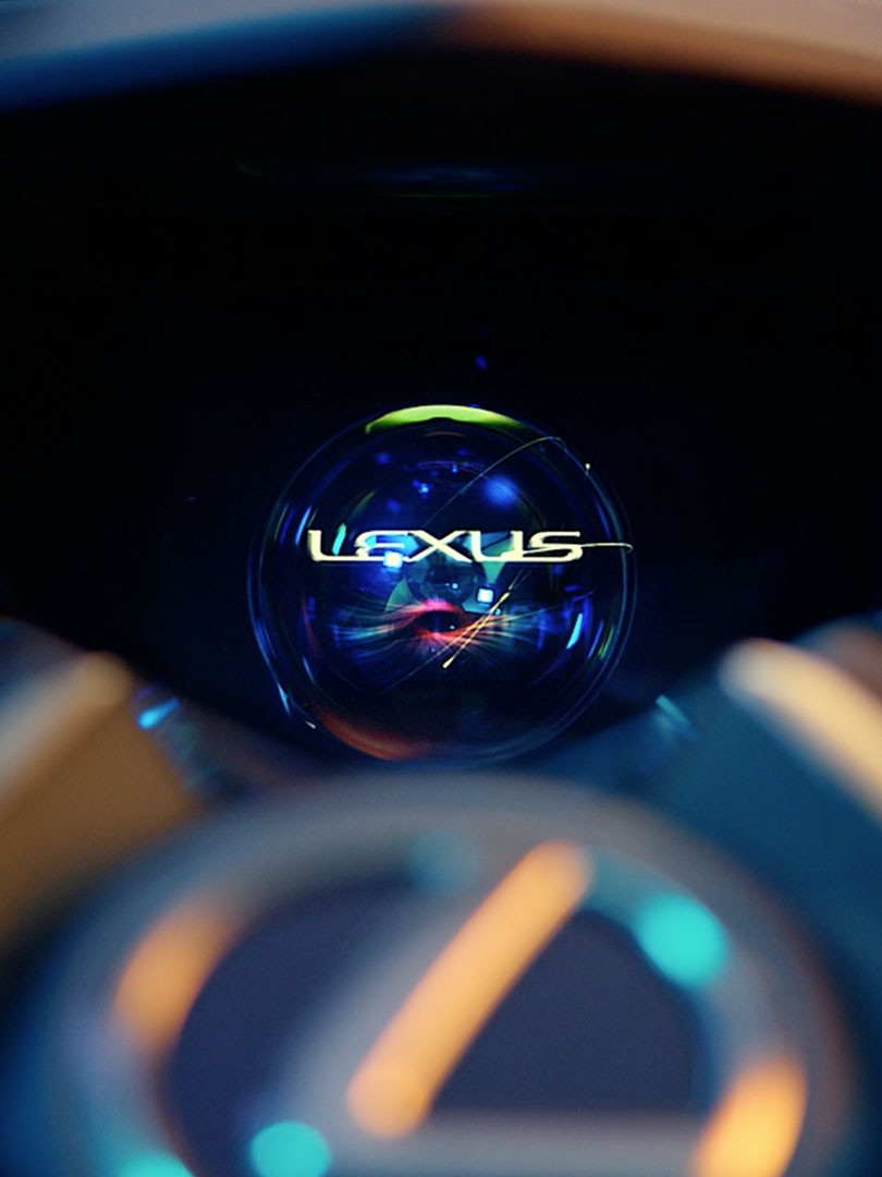Lexus UX Compact Crossover concept car drivers intrument panel 