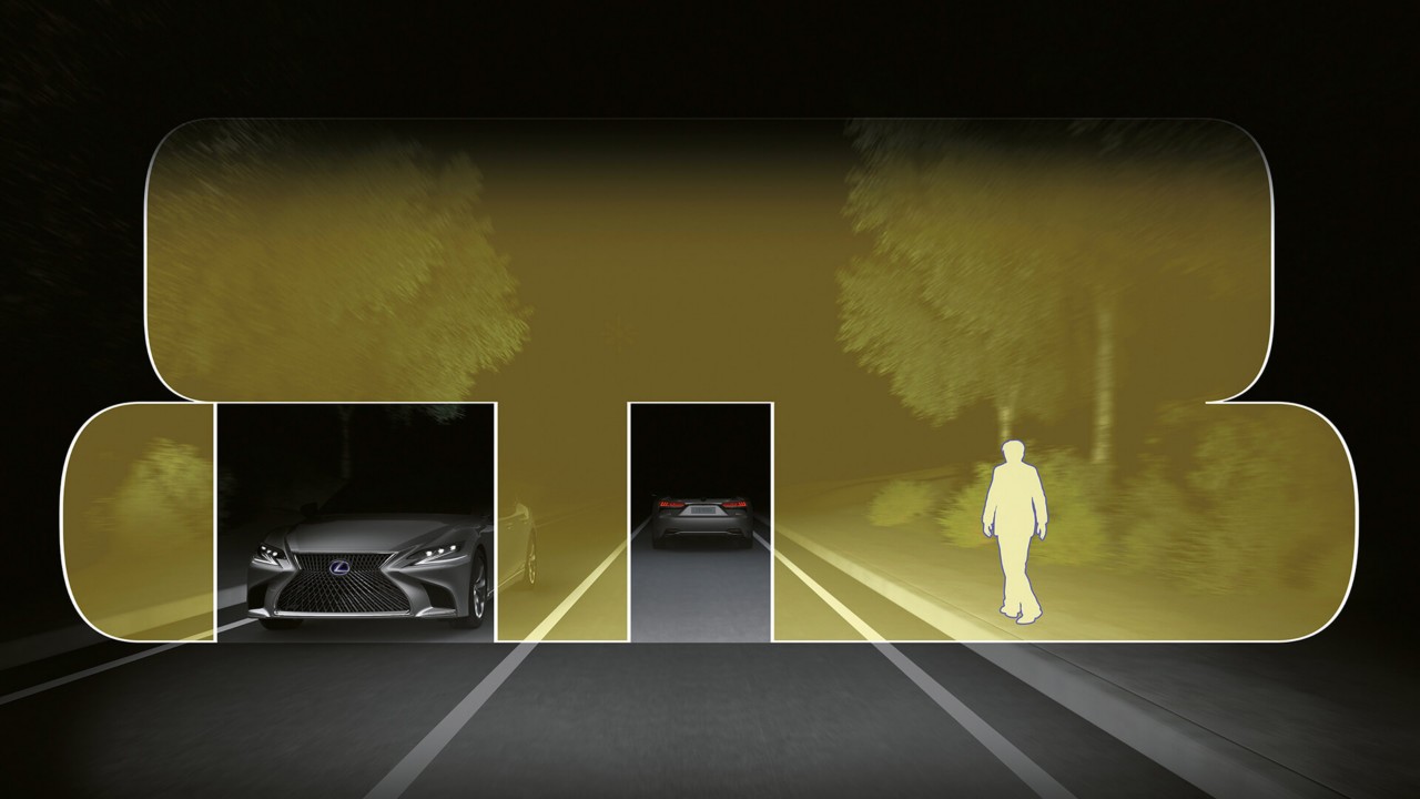 Lexus Adaptive High-beam System graphic 
