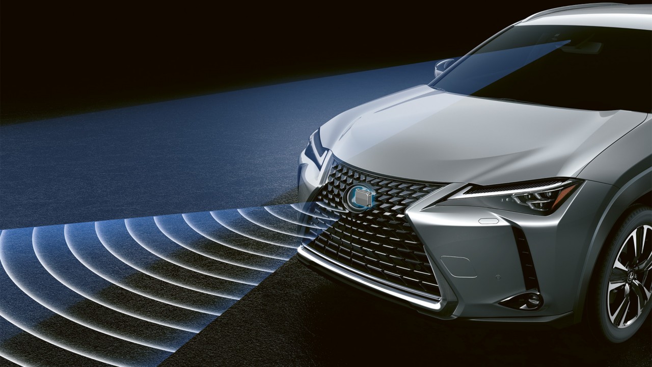 Lexus Pre-Collision System graphic 